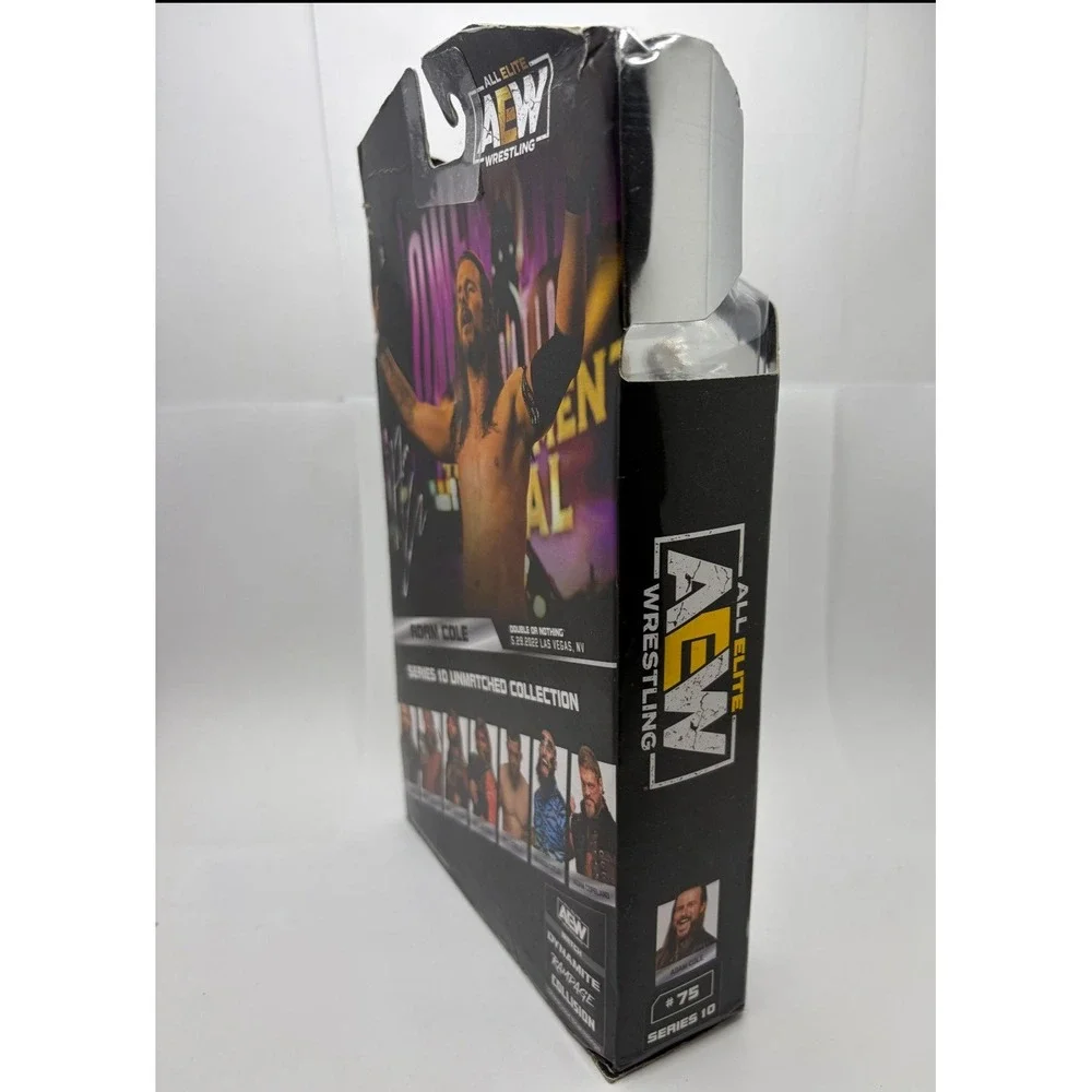 AEW Unmatched Series 10 Adam Cole Action Figure #75 Jazwares Wrestling Toy